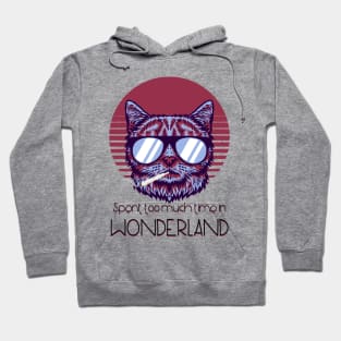 Spent too much time in Wonderland - Catsondrugs.com - Techno Party Ibiza Rave Dance Underground Festival Spring Break  Berlin Good Vibes Trance Dance technofashion technomusic housemusic Hoodie